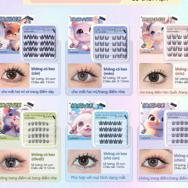 Mi giả tự dính GECOMO (không cần dùng thêm keo)