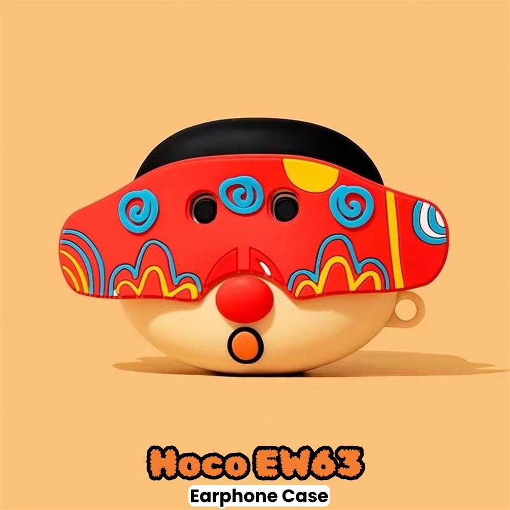 Dành Cho Hoco EW63 Vỏ Silicon Mềm Tai Nghe Cặp Đôi Hoạt Hình Dễ Thương NO.8