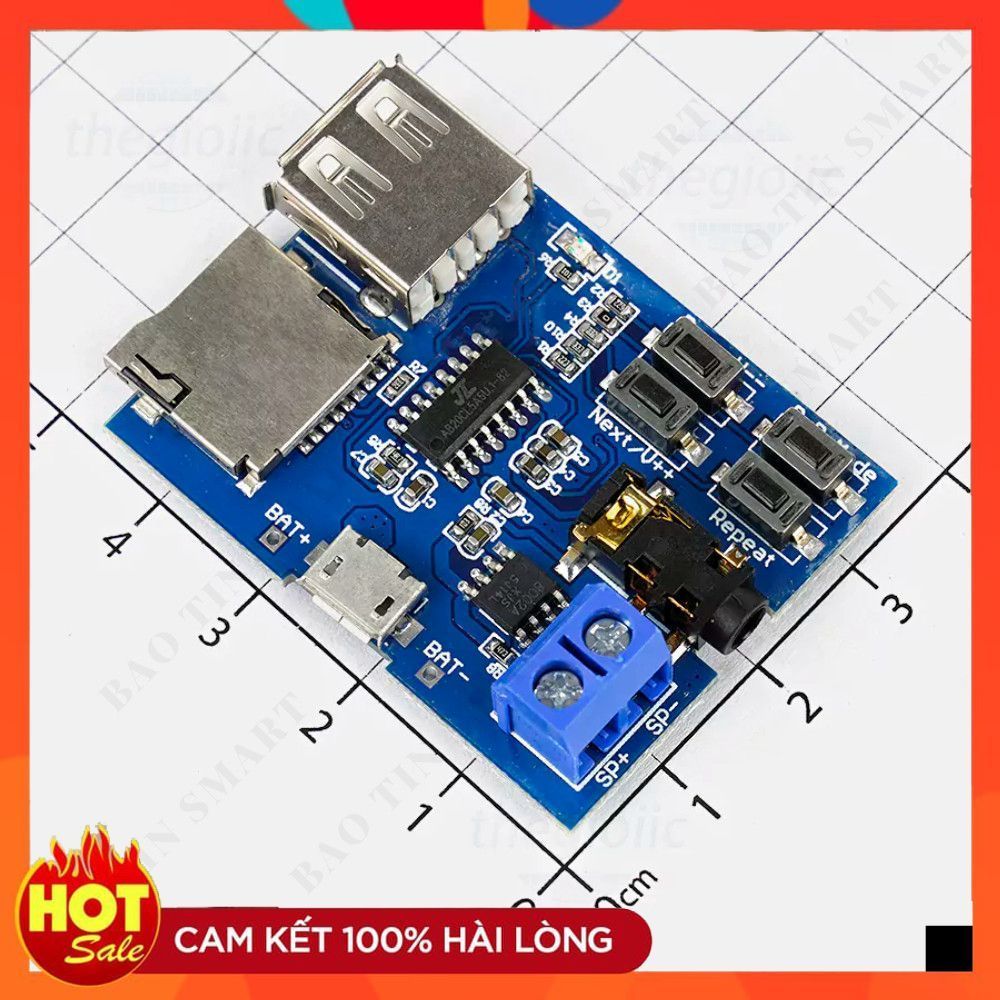 Mạch Phát Nhạc Mp3 Từ Thẻ Nhớ Và USB Micro ChipViet Store