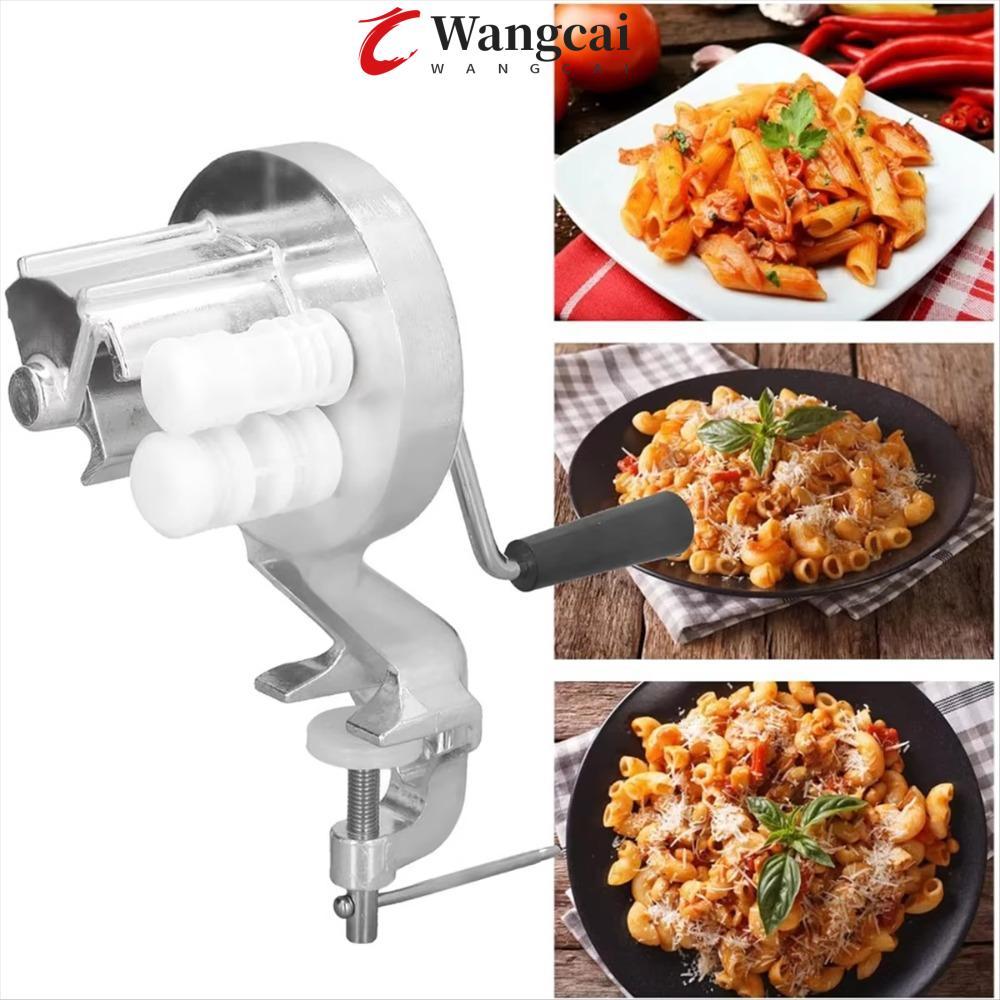 WANGCAI Macaroni Maker, Tay quay Máy Cavatelli tiết kiệm nhân công, Hướng dẫn sử dụng chuyên nghiệp Máy làm mì ống tiện dụng