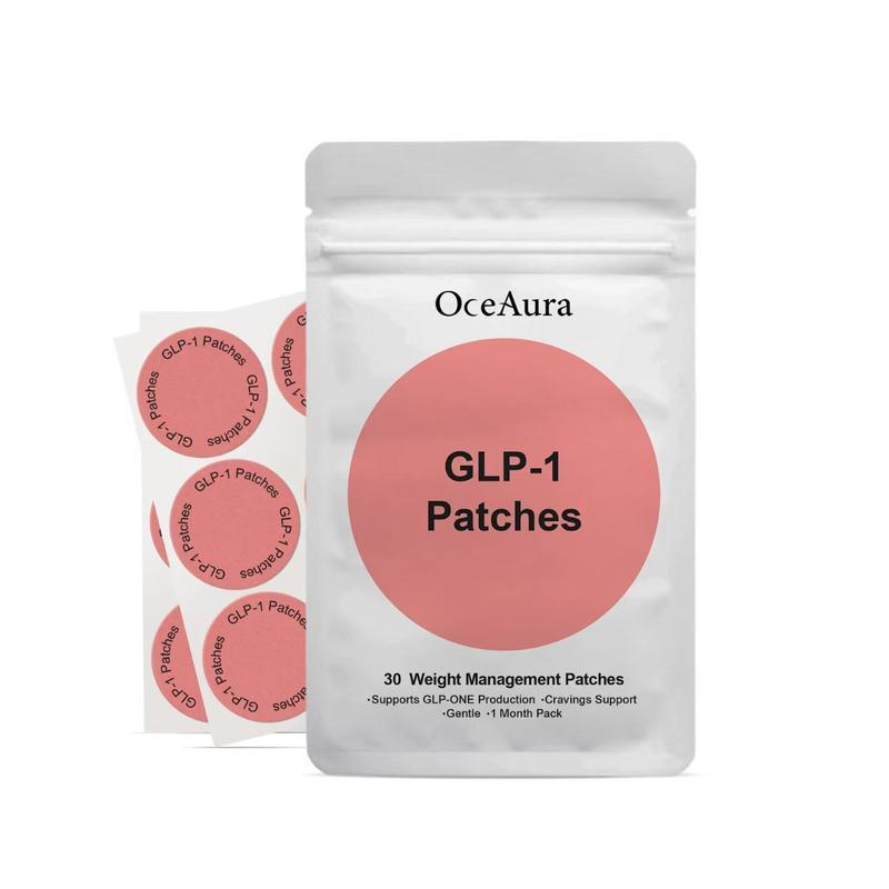 GLP-1 Patch with L-Glutamine, Chromium, Cinnamon, Pomegranate, and Berberine - 30 PCS Natural