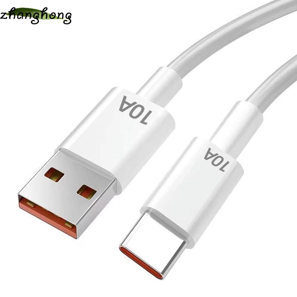 Cáp ZHANGHONG Loại C, Dây sạc nhanh 120W 10A 10A, Cáp sạc Điện thoại di động Dây cáp dữ liệu USB USB