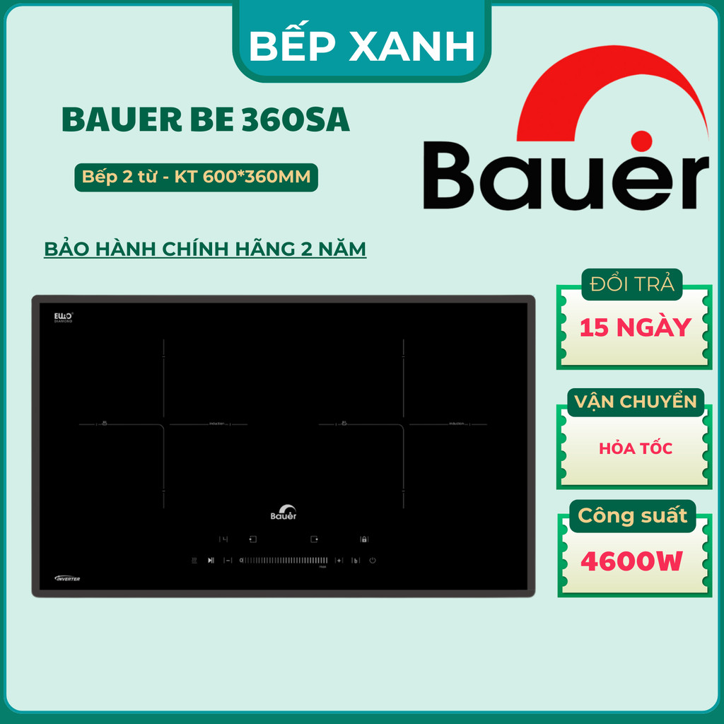 Bếp Xanh | Bếp từ Bauer BE 360SA / Faster FS 600i / Canzy CZ 725 công nghệ liu riu cao cấp