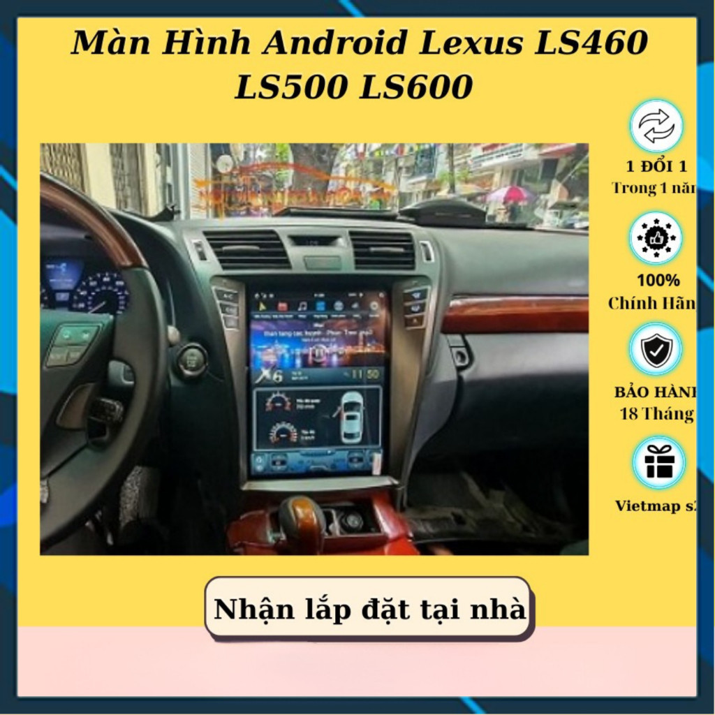 [Hàng mới về] Màn Hình Android LexusLS460 LS500 LS600  RAM 4GB ROM 64GB 24 THÁNG
