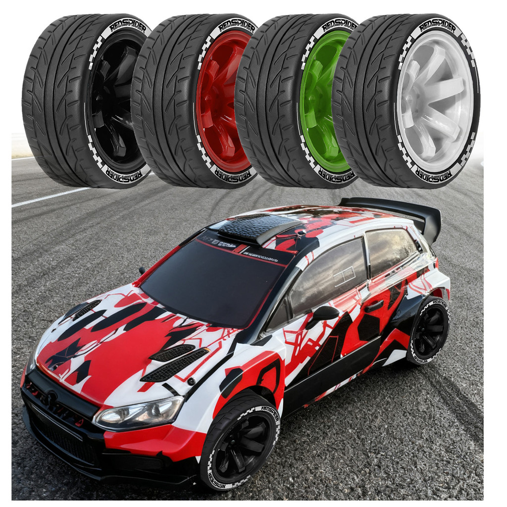 4 1 / 10 RC Drift Ô Tô Lốp Xe Nhựa Cứng Bánh Xe Trung Tâm Cho 1: 10 HSP Redcat Wltoys WPL Tamiya Tra
