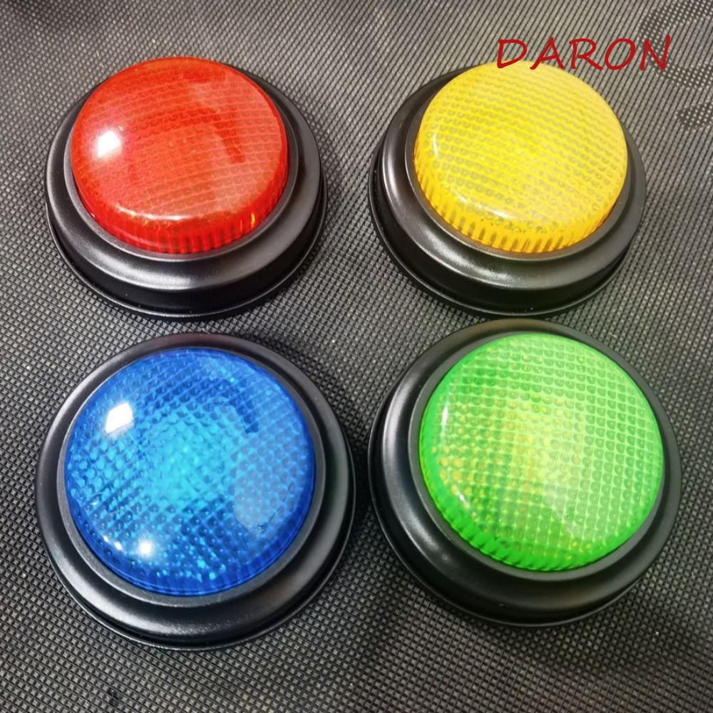 DARON Answer Buzzers, Lights & Sounds Answering Game Buzzer, Engaging Learning Quick Answer Button N