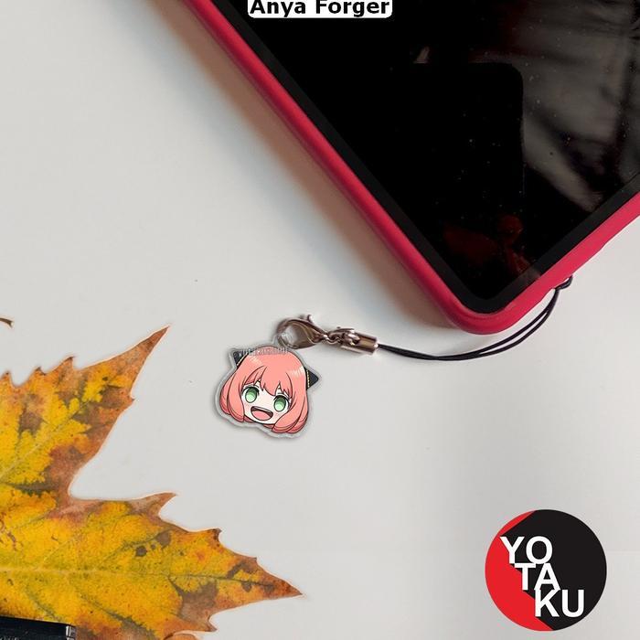 Tali Strap Gantungan HP Anime Fanmerch Spy X Family Anya Loid Forger Yor YOTAKUSHOP - Anya Forger