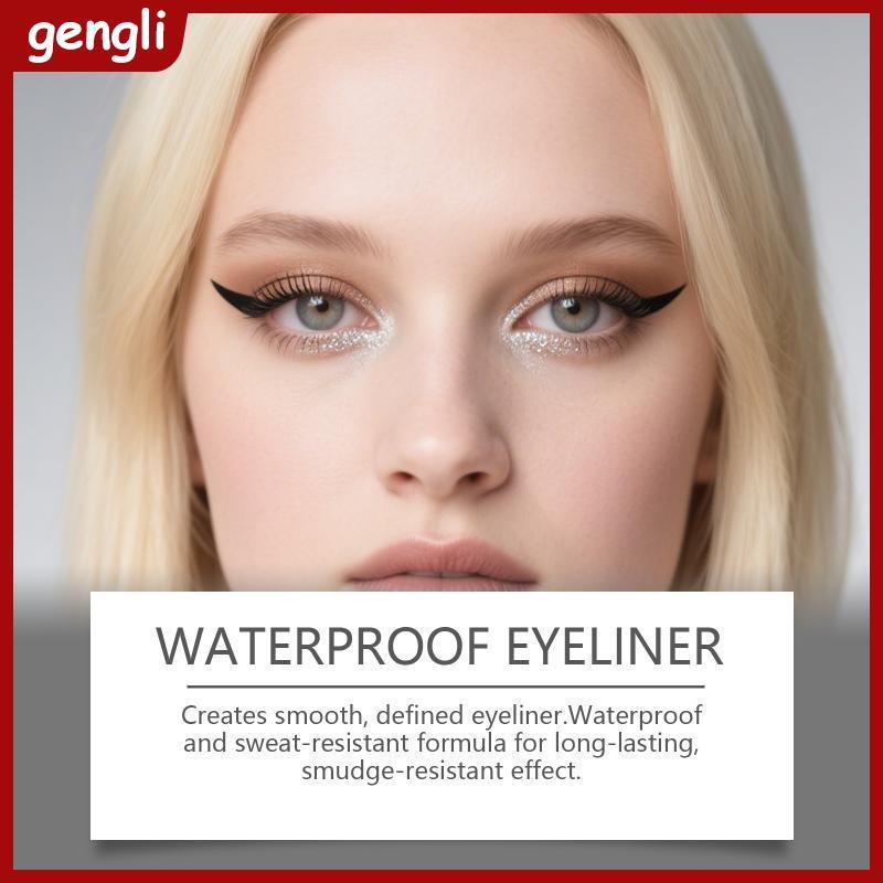 [GL] Bút kẻ mắt lâu trôi Bút kẻ mắt Sắc tố không thấm nước Bút kẻ mắt màu xanh lá cây Đường viền Kết