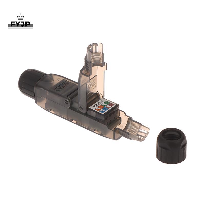 FEJP Terminal Network Extension Cable Tool-less Extension Connector Network Extender Junction Adapte