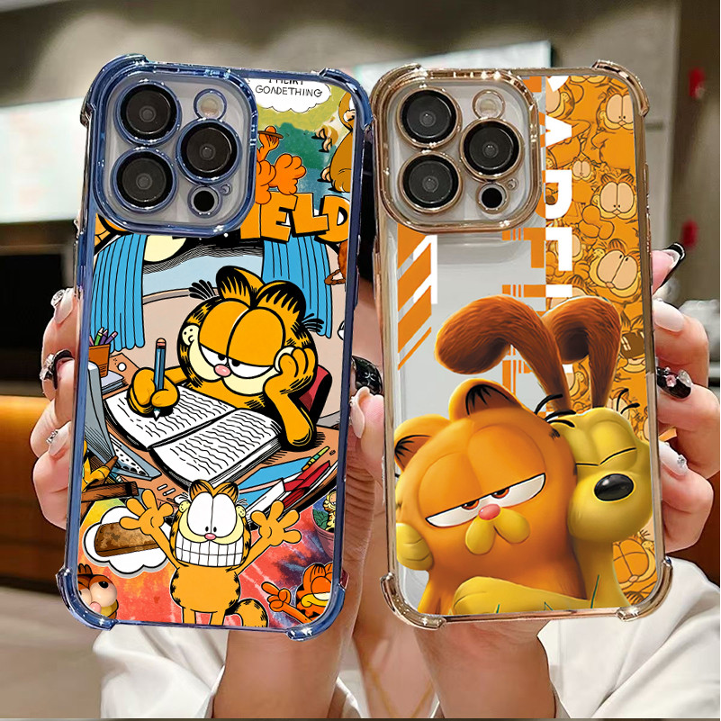 Ốp Lưng Garfield Tiger Cho Xiaomi MI 15T Pro 15 Ultra 14T 13 Pro POCO F7 F5 X5 X6 X7 Pro X3 NFC 5G V