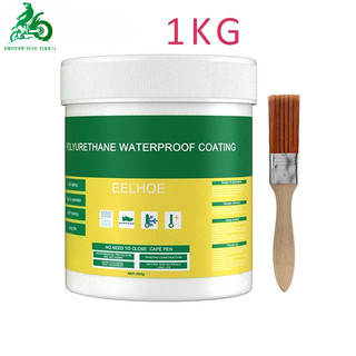 1kg Keo chống thấm trong suốt Nhật Bản trọng lượng tặng kèm chổi quét nhỏ