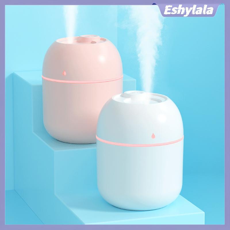 Máy tạo độ ẩm không khí siêu âm Mini Eshylala 200ML Máy khuếch tán sạc USB Máy lọc ô tô Hương liệu Anion Máy tạo sương mù dày đặc Xe làm mát sương mù
