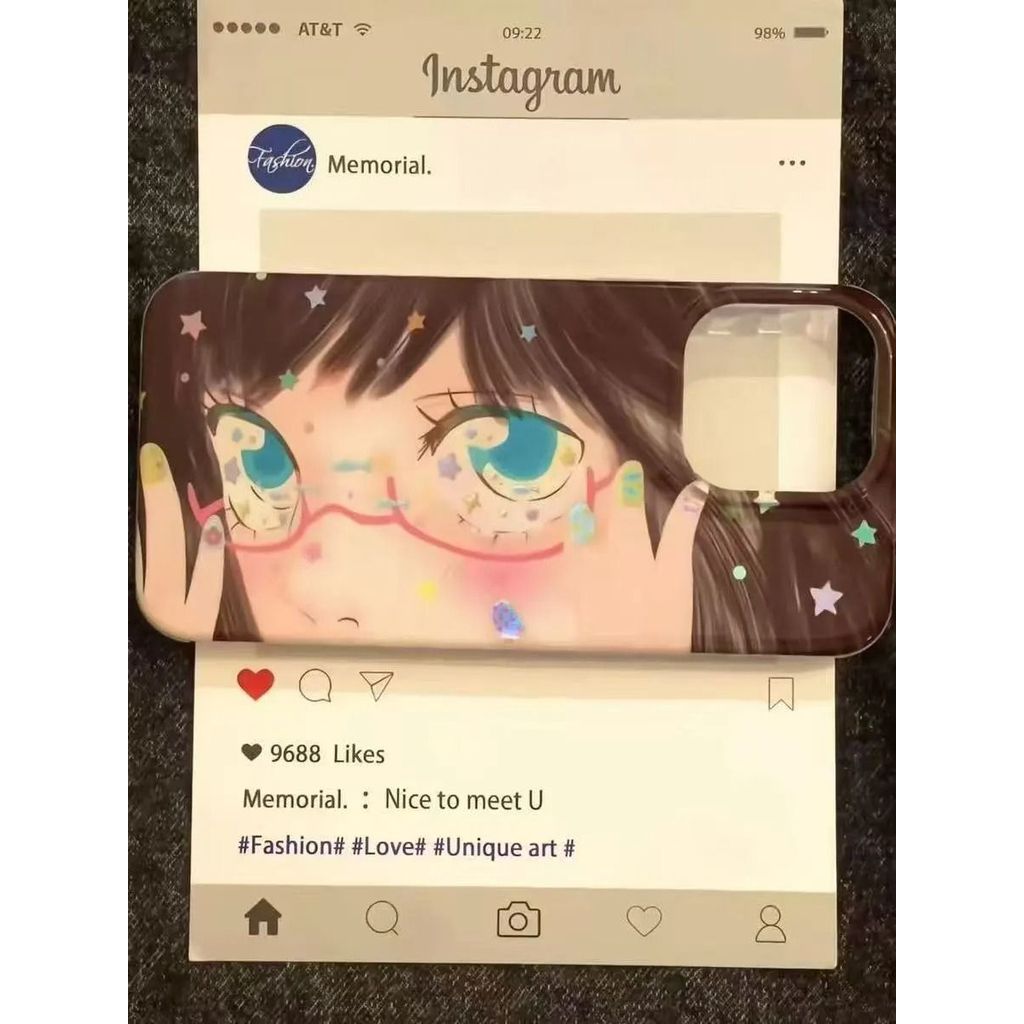 Ốp Điện Thoại IMD Comic Girl Thích Hợp Cho iPhone17 / 16 Jelly Phone Case 13 / 14 Bán Chạy 12 / 11PR