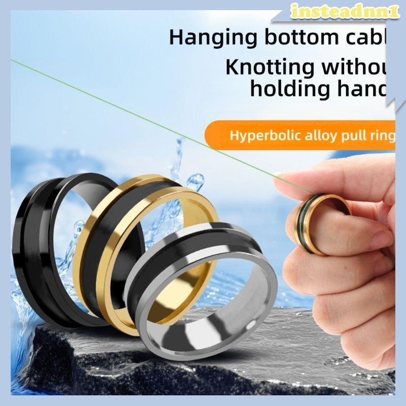 Aluminum Alloy Fishing Line Pulling Rings Replacement Fishing Line Knot Puller