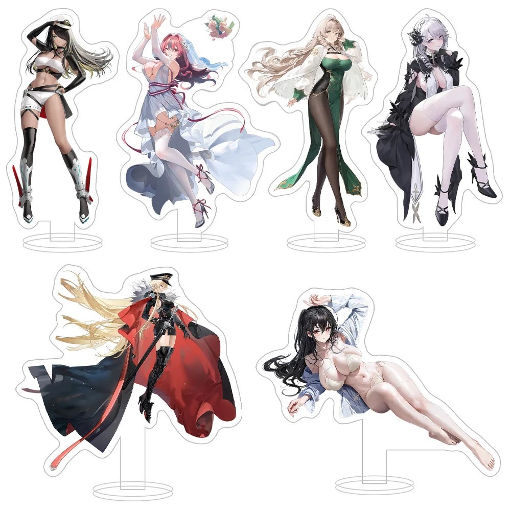 Mô hình Standee Anime Azur Lane Nagato Implacable Hatsuzuki Tashkent Tai Yuan MNF Le Malin mica tran