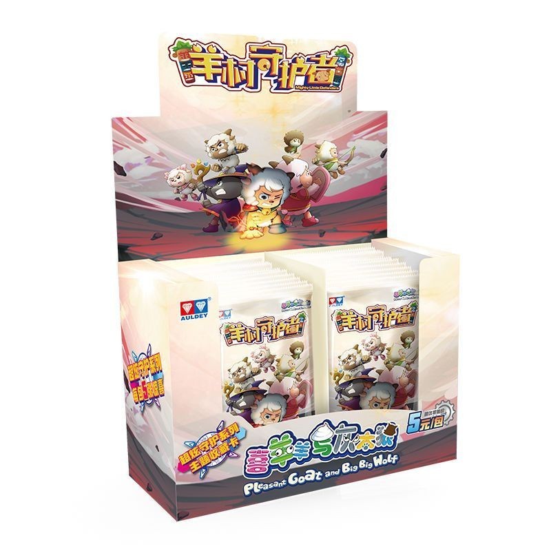 Phiên bản truyền hình dê dễ chịu và Big Big Big Big Wolf Guardian Pack No. 1 Thẻ Hộp Bí Ẩn Trẻ Em Là