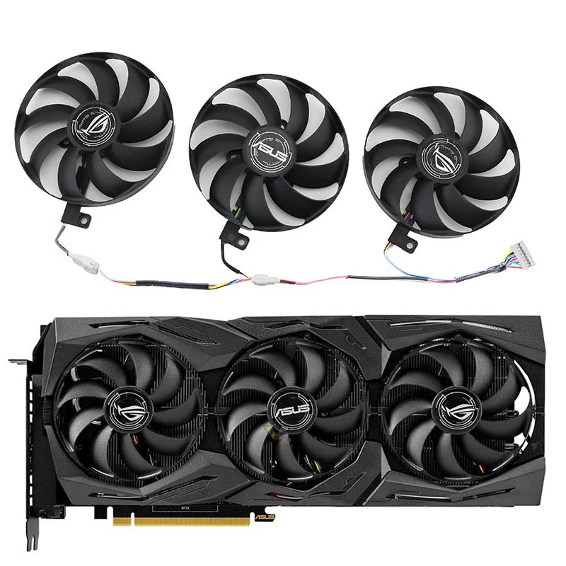 MỚI 89MM T129215SU Dành Cho ASUS RTX2070 ROG STRIX-GeForce RTX 2060 Super 2080 Ti Hoặc RX 5600 XT RX
