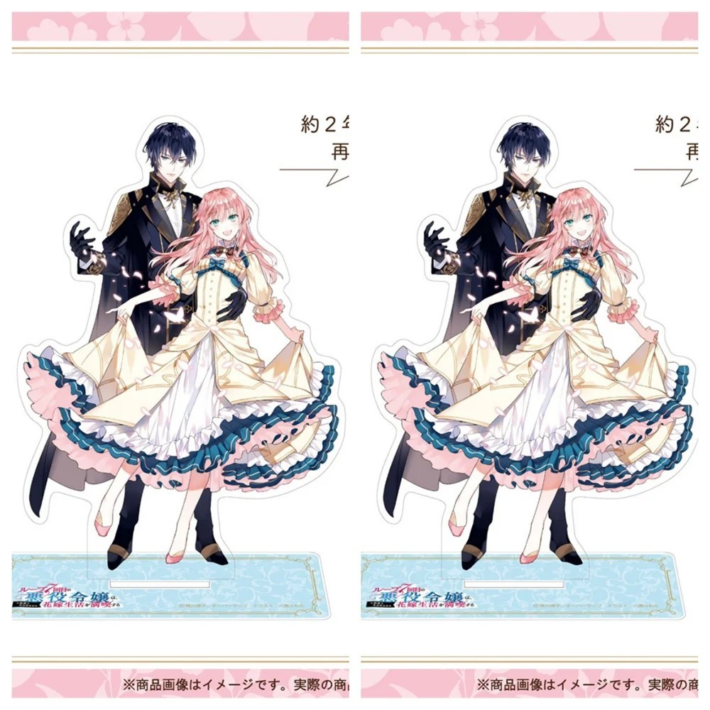 Standee Anime 7th Time Loop Vòng Lặp Thứ 7 Mô hình Acrylic Mica Nhân Vật Rishe Arnold Trang Trí Bàn 