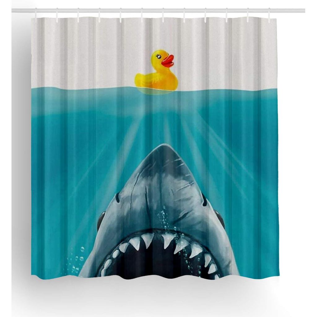 Tiết kiệm trang trí rèm tắm tùy chỉnh Ducky 72 x 72 inch