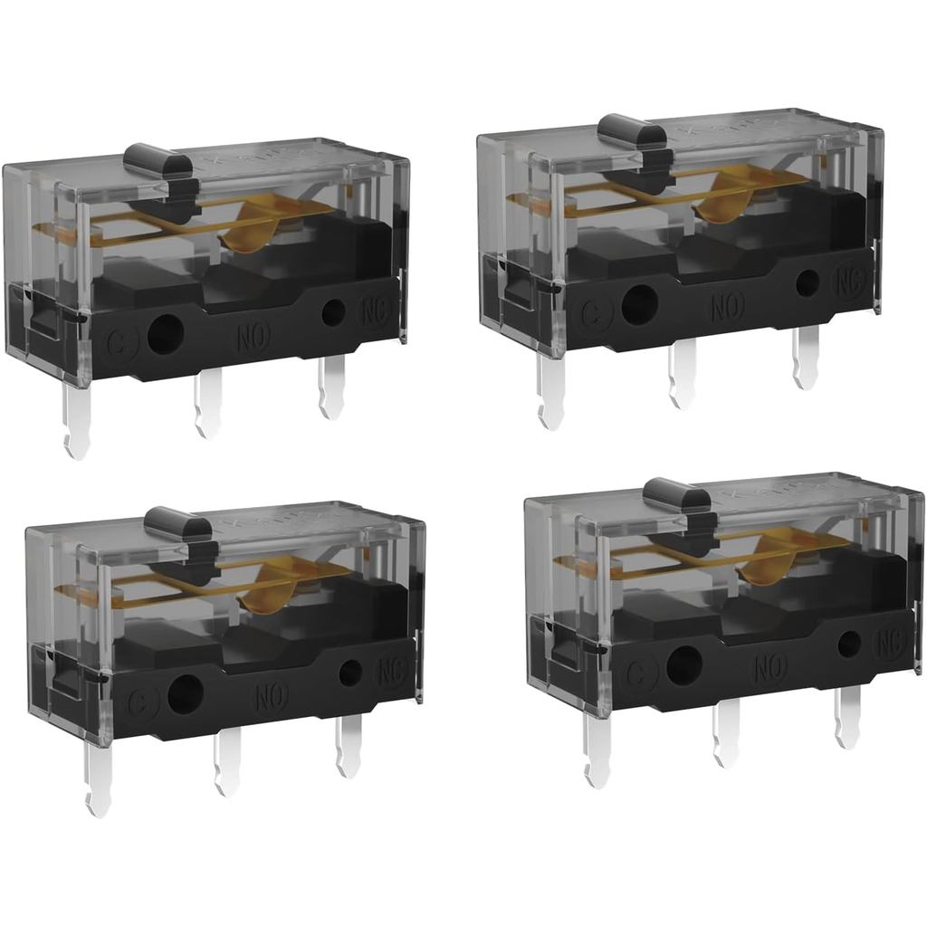 KAILH GM4.0 GM8.0 Micro Switch 60M 80MLife Chuột Chơi Game Micro Switch 3 Pin Chuột Đen Trái Phải Nú
