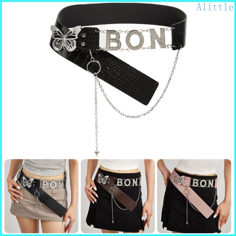 Alia Thắt Lưng Da PU Lấp Lánh - Phụ Kiện thời Trang