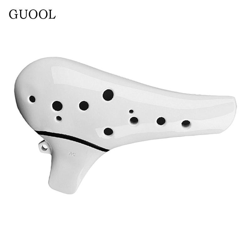Handmade 12 Lỗ Alto C Ocarina Mini ABS Sáo Nhạc Cụ Thanh Lịch Quà Tặng Cho Trẻ Em Người Lớn Người Mớ