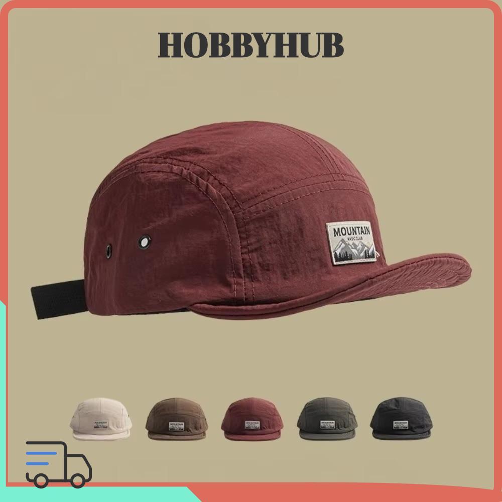 HOBBYHUB 5 Panel Cap Nhanh Khô Vintage Nam Nữ
