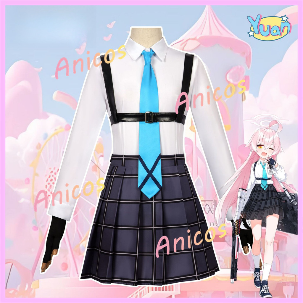 Blue Archive Blue Archive Birdie Hoshino cosplay anime trang phục jk đồng phục váy trọn bộ