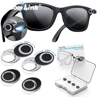 Vỏ đèn LED bảo mật cho kính thông minh Ray-Ban, tương thích Meta/Wayfarer/Skyler/Headliner
