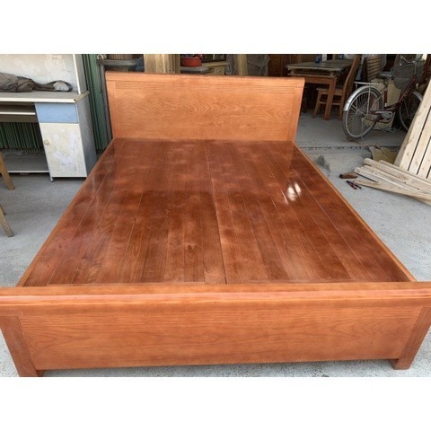 Giường sồi phản liền 1m8x2m - đồ gỗ thắng thơm