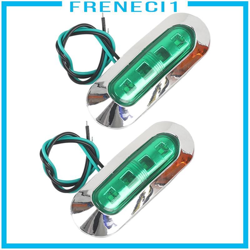 2 Miếng Xe Tải Bên Đánh Dấu Đèn 4LED Đèn Báo Universia Chống Thấm Nước Thay Thế Phụ Kiện Lắp Đặt Di 