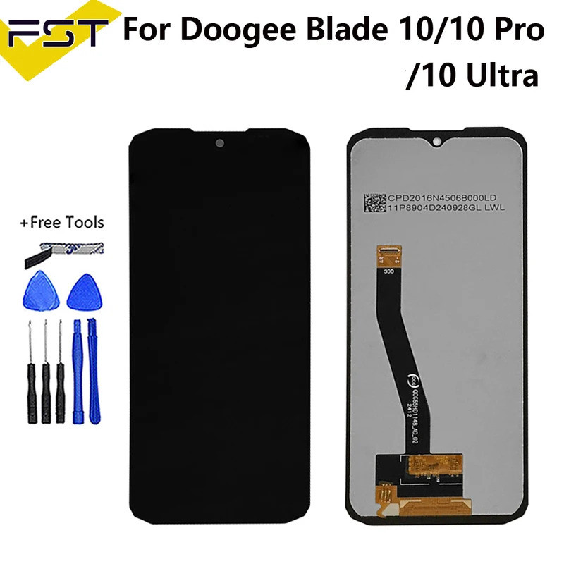 6.56 '' LCD Bộ Số Hóa Màn Hình Cảm Ứng Thay Thế, Mới, 100% Nguyên Bản Thử Nghiệm Cho Doogee Blade 10