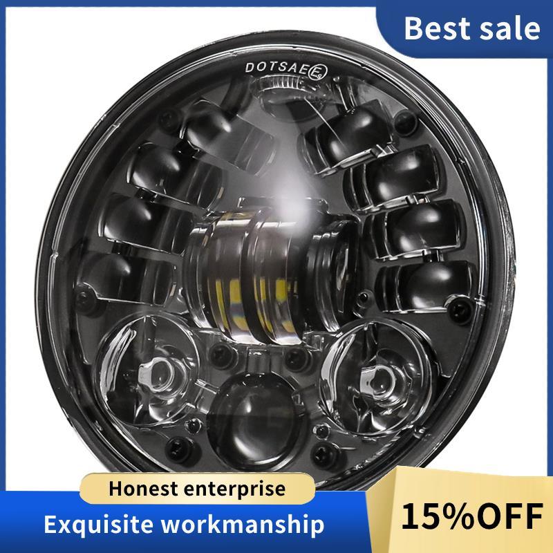 Đa Năng 5.75 Inch Đèn Pha LED 5 3 / 4 Inch LED DRL Hi / Lo 36W Chùm Xe Máy Bật Đèn Pha Chạy Ban Ngày