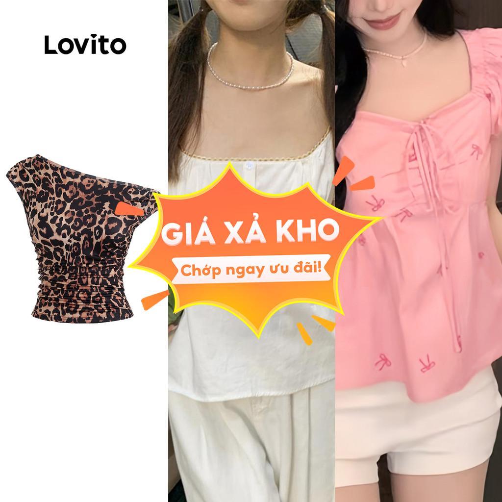 Lovito Special Casual Tops for Women 2 (Size S)
