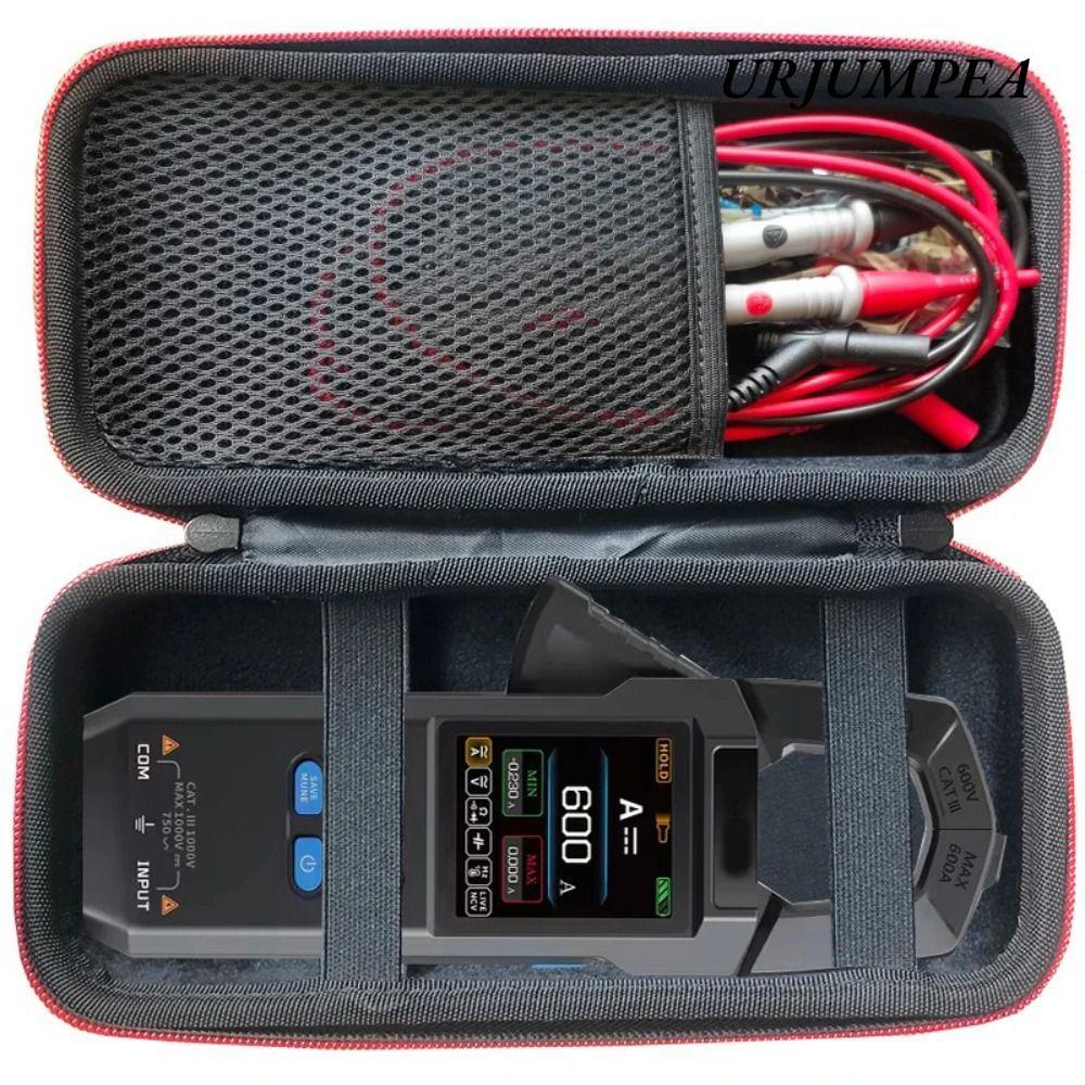 URJUMPEA Mang theo, Máy đo kẹp lót xốp chống sốc, Túi bảo vệ vỏ cứng đa năng chuyên nghiệp để bảo vệ