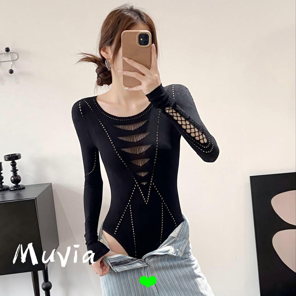 Body dài tay rỗng Top Slim-fit Body Sculpting