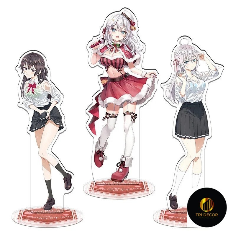 15cm Anime alya double when hiding my emotions in Russia Alisa mikhailovna kujou Acrylic stand actio