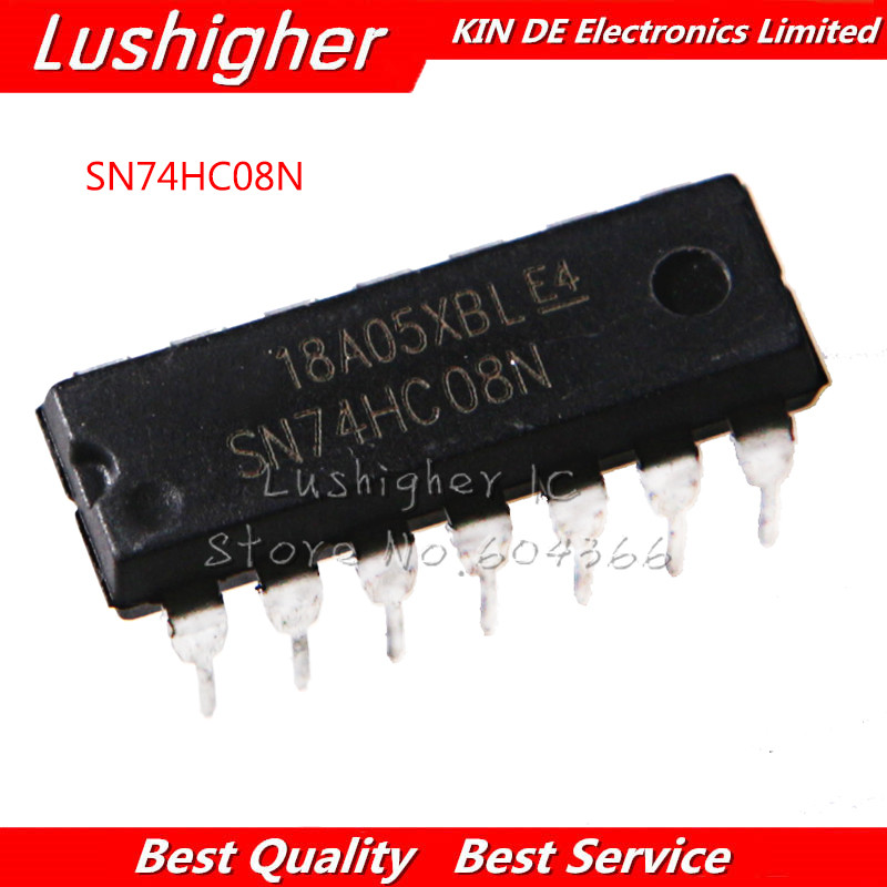 100 CHIẾC 74HC08 SN74HC08N DIP SN74HC08 DIP14 74HC08N Mới Chính Hãng