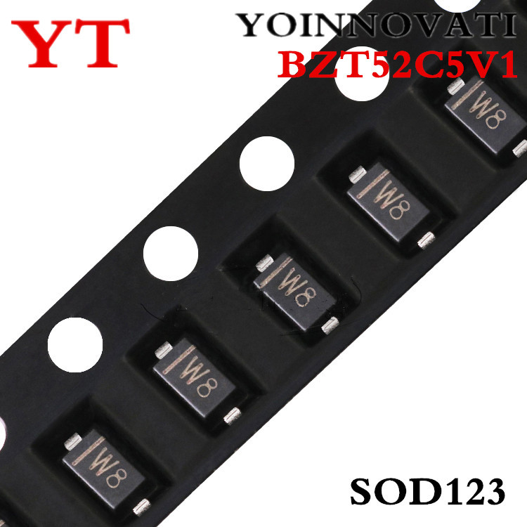 100 cái / lốc BZT52C5V1 SOD123 IC chất lượng tốt nhất.