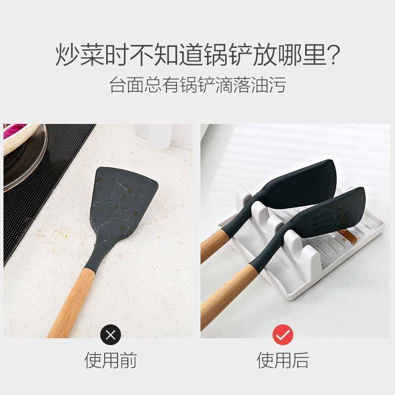 New Product#Pot lid rack, countertop multifunctional spatula holder, kitchen storage rack, organizer