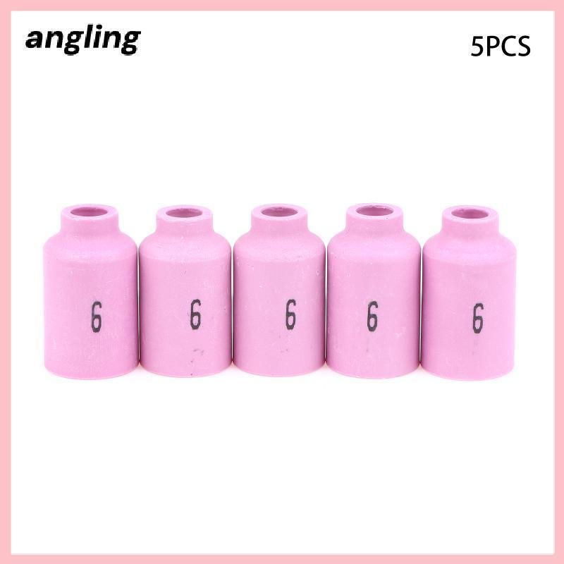 Angling 42mm 54N14 54N15 54N16 54N17 54N18 Vòi phun gốm Alumina cho TIG WP17 18 26 Phụ kiện đèn pin 
