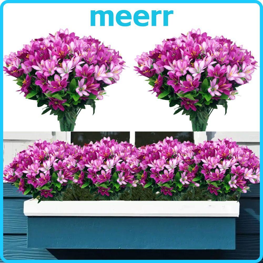 MEERR Nhân Tạo Morning Glory, DIY Hoa Giả Cây Hoa Morning Glory Hoa Nhân Tạo, Chất Lượng Cao Thực Tế