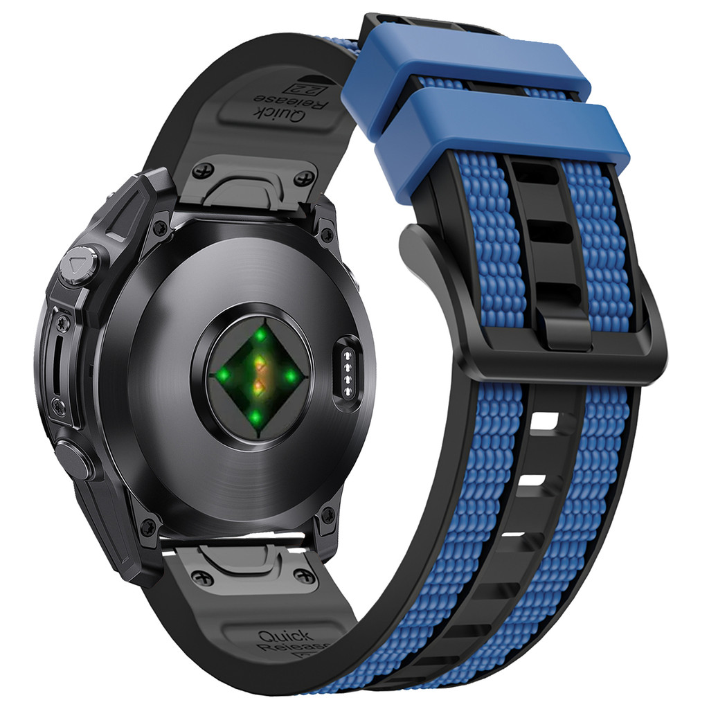 Dây đeo silicon 22mm 26mm QuickFit Band cho Garmin Forerunner 970 965 955 945 Quatix 8 51mm 47mm 7 P