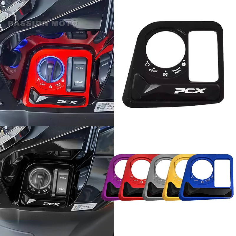 Phụ Kiện PCX CNC Đánh Lửa Công Tắc Bao CNC Khóa Cửa Điện Nút Bao Bảo Vệ Cho XE HONDA PCX125 PCX160 p