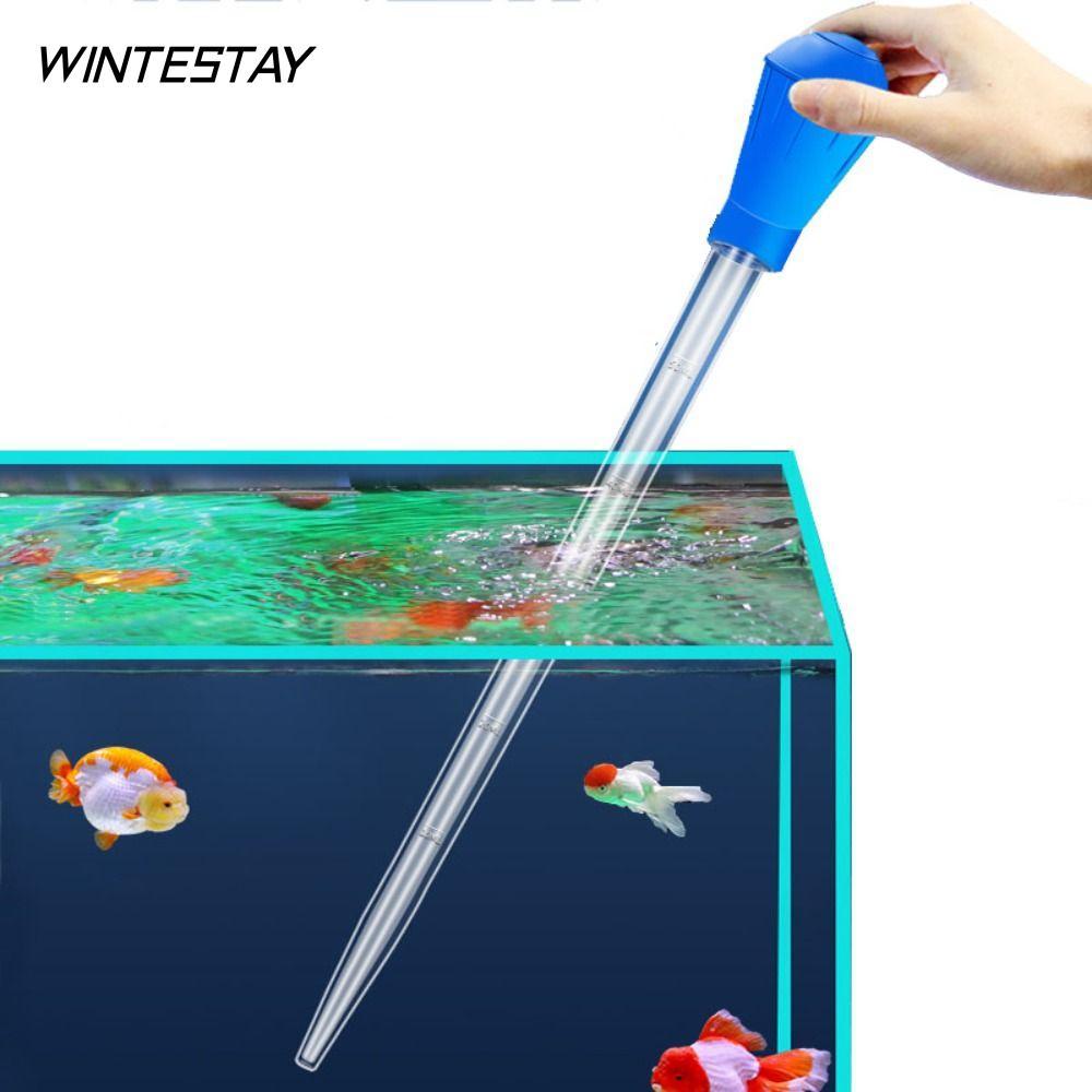 WINTESTAY Pipet bể cá, Dụng cụ làm sạch ống hút kéo dài sỏi bể cá, hiệu quả với ống nối dài Siphon P