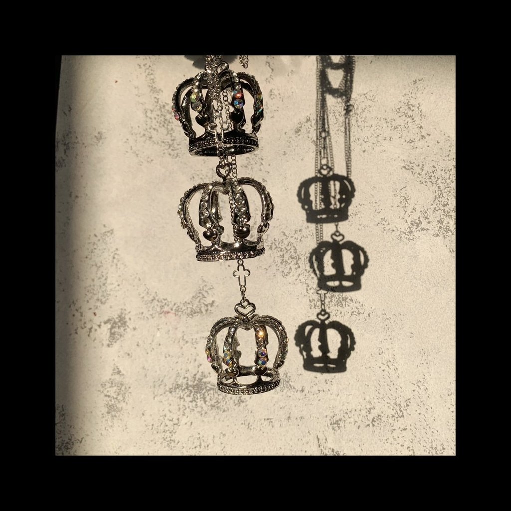 Trang chủ @ Homemade Gothic Gothic Gothic Gothic Gothic Gothic Subculture Dây chuyền áo len vương mi