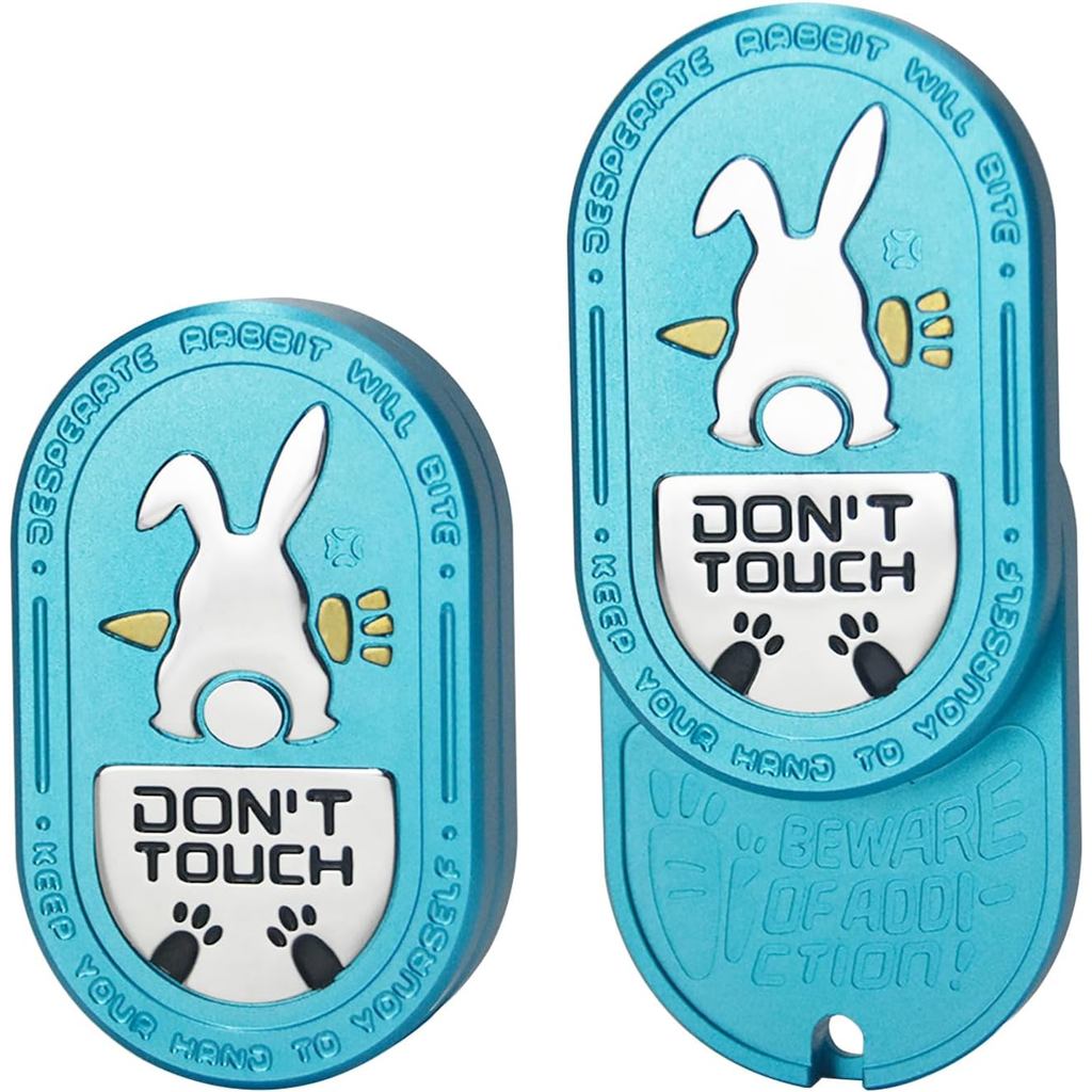 Thanh trượt Fidget Thỏ tuyệt vọng | Phiên bản hợp kim nhôm | Nhẹ & Di Động | EDC Metal Fidget Toys N