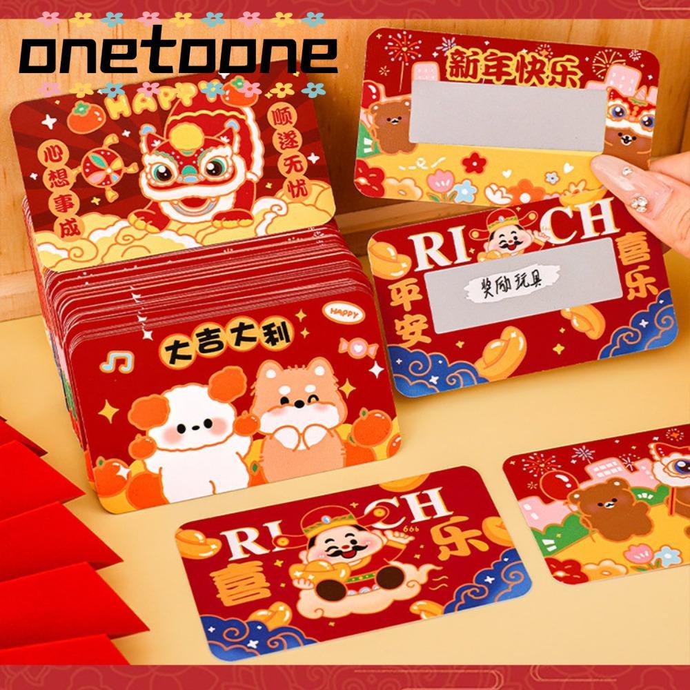 ONETOONE Wish Scratch Card, Handmade 2025 Năm Viết Tay Trầy Xước, DIY Craft DIY Easy to Demold Gift 
