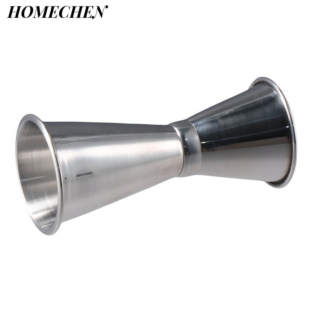 HOMECHEN Double Cocktail Jigger, Thép không gỉ OZ / ML Bar Đo Jigger, Đo lường Bên trong Shot Bar Ji