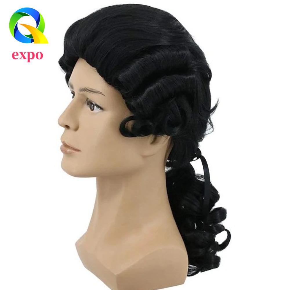 expo limit Wig Baroque Curl - deluxe lawyer/judge theme, phù hợp cosplay và biểu diễn lịch sử trắng 